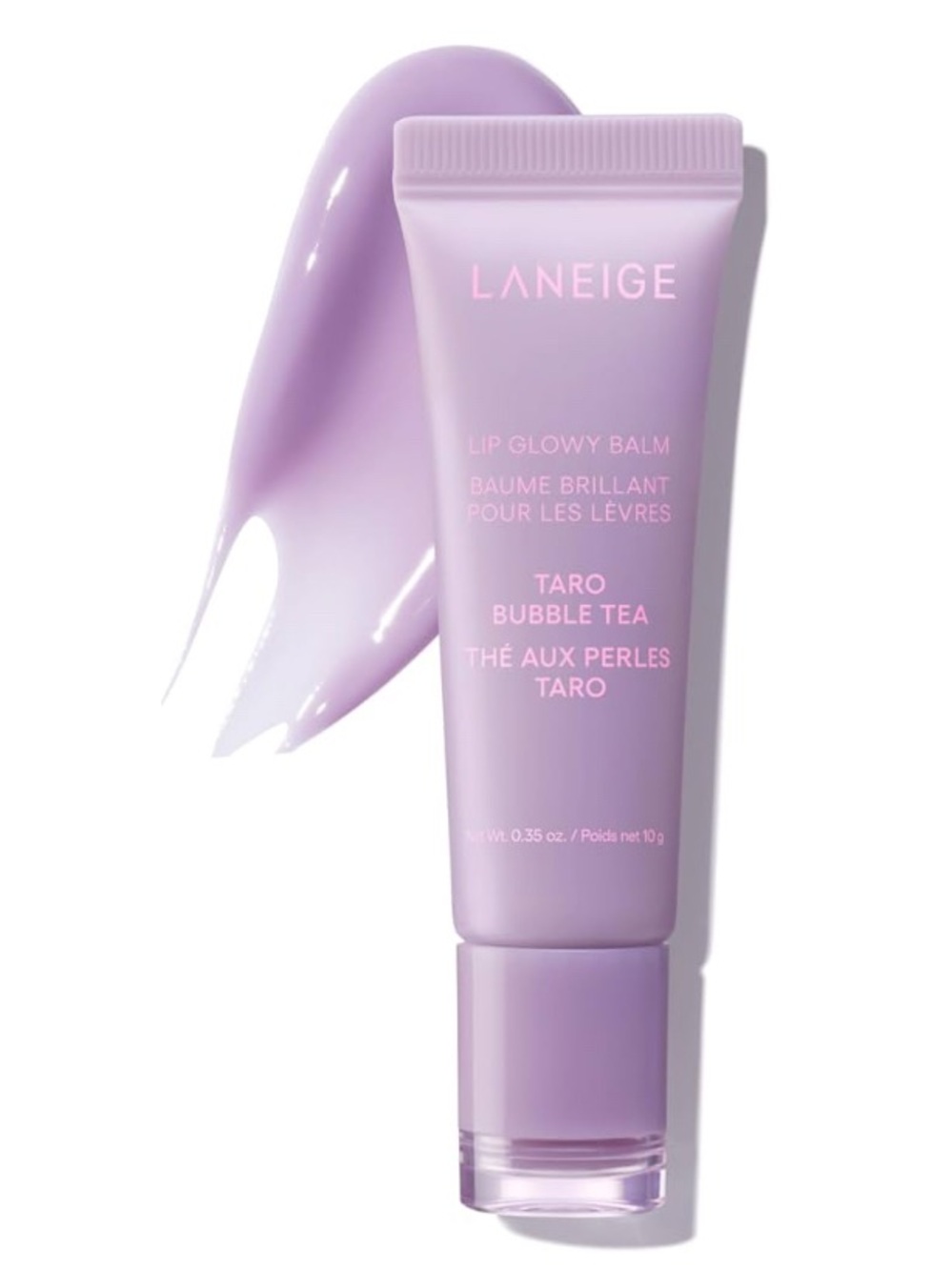 LANEIGE Lip Glowy Balm - Taro Bubble Tea (Lavender Purple)